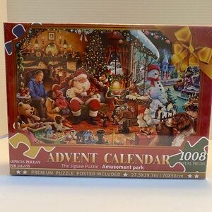 Christmas Celebration Jigsaw Puzzle Advent Calendar 1008 Pieces NEW SEALED